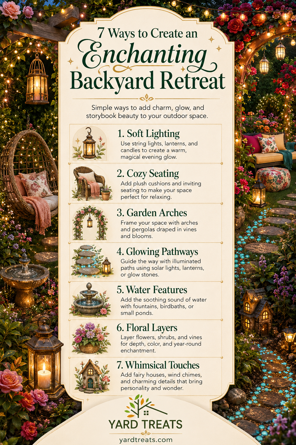 How to Create an Enchanting Backyard Retreat