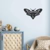 CIFbuy Vintage Moth iron Wall Art Gothic Cottagecore Wall Decor for Bedroom Living Room Garden (TikTok, temu pick-up service)
