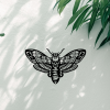 CIFbuy Vintage Moth iron Wall Art Gothic Cottagecore Wall Decor for Bedroom Living Room Garden (TikTok, temu pick-up service)