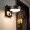 Motion Sensor Outdoor Wall Lights 360Â° Rotatable Wall Sconce,3000K/4000K/6000K Hardwired LED Porch Lights