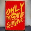 CIFbuy Vintage Metal Sign 8x12 Inch "Only The Mad Call Rain" Quote Wall Decor, Rustproof Waterproof 2D Flat Iron Plaque For Home Garden TikTok, TikTok