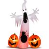 11.8 FT Halloween Inflatables Ghost Spider Pumpkin Outdoor Decorations