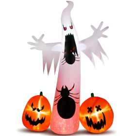 11.8 FT Halloween Inflatables Ghost Spider Pumpkin Outdoor Decorations