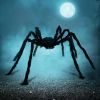 Halloween Outdoor Decorations Giant Spider, 5 Ft Large Spider for Yard Lawn Garden Patio Scary Halloween Outside Decor