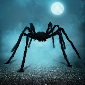 Halloween Outdoor Decorations Giant Spider, 5 Ft Large Spider for Yard Lawn Garden Patio Scary Halloween Outside Decor
