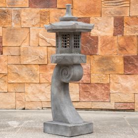 Tall Magnesium Oxide Outdoor Statue, Garden Landscape Decor