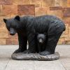 Black Bear Magnesium Oxide Statue, Outdoor Garden Animal Decor
