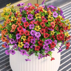 Artificial Flowers for Outdoors Faux Plants Outdoor Fake Flowers Spring Decoration