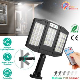 Fresh Fab Finds Solar Wall Light Outdoor 33 COB Beads PIR Motion Sensor Remote Control Wireless Lamps IP45 Waterproof Lighting for Garage Front Door G