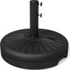 81.5lb Max Capacity Patio Umbrella Stand, Outdoor Umbrella Base Water Filled Stand, Heavy Duty Market Umbrella Holder for Patio, Deck