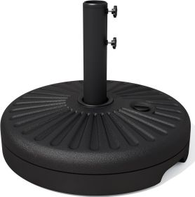 81.5lb Max Capacity Patio Umbrella Stand, Outdoor Umbrella Base Water Filled Stand, Heavy Duty Market Umbrella Holder for Patio, Deck