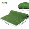 4FT*35FT Artificial Turf, Mat with Drainage Holes. Thick Fake Grass with Rubber Backing, Ideal for Indoor/Outdoor Pet Areas, Garden, Lawn