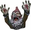 Garden Gnomes Decor, 4 Inch Scary Gnome for Patio Halloween Decoration, Garden Sculptures, Resin Yard Figurine for Garden Patio Lawn