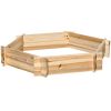39'' x 36'' Screwless Raised Garden Bed, Hexagon Planter Box DIY Herb Garden
