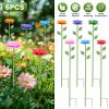 Pollinator Waterer for Bees Butterflies, Weatherproof Iron Garden Water Stakes with Anti-Drowning Basin