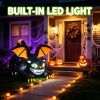 Halloween 6FT Inflatable Black Cat Decor with LED Lights
