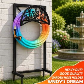 Freestanding Heavy Duty Garden Hose Holder for 150FT Hose