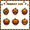 6 Pack Pumpkin Halloween Decorations Plastic Yard Signs with Stakes,Halloween Decorations Outdoor