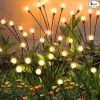 Solar Garden Lights Outdoor 4 Pack Firefly Swaying Lights