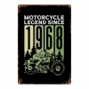 CIFbuy 1pc Vintage Motorcycle Legend 1968 Metal Sign, Retro 2D Flat Wall Decor For Man Cave, Bathroom, Bedroom, Garden, Home Office Kit TikTok, TikTok