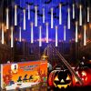 Floating Candles with Wand Remote, 20 Pcs Magic Halloween Hanging Candles, Flickering Warmer Light Flameless LED Candles with DIY Sticker