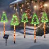 Christmas Solar Pathway Lights Outdoor Decorations
