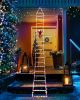 LED Christmas Lights - 10ft Christmas Decorative Ladder Lights with Santa Claus, Xmas Decorations Light for Indoor Outdoor, Window, Garden, Home, Wall