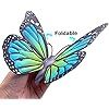 Metal Butterfly Wall Art Outdoor Decor - 4 Pack 9.8in Butterflies Wall Sculpture Hanging Decor for Outdoor and Indoor