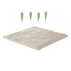 Garden Stepping Stones, 16Pcs 15.5 x 15.5 in, Decorative Stepping Stones with Stakes, Weather-Resistant Plastic Pathway Pavers, Smooth Surface