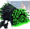 200 LED Halloween Lights Outdoor, 66ft Connectable Green String Lights Plug in