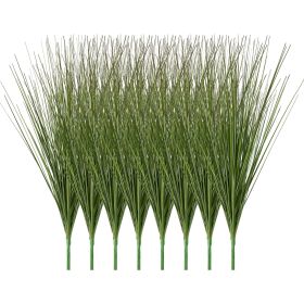 Artificial Grass Plant, 27 inch Faux Onion Grass Fake Greenery Shrubs Plant, Premium PVC for Indoor Outdoor House Home Garden Office Room DÃ©cor