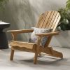 Folding Adirondack Chair Wooden Accent Furniture Lounge Chairs