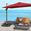 20 Inch Patio Offset Water Filled Plate Umbrella Base Sand