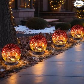 Solar Globe Lights Outdoor Waterproof Solar Balls Solar Garden Lights