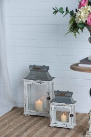 Wooden Candle Lantern Decorative, Hurricane Lantern Holder Decor for Indoor Outdoor, Home Garden Wedding