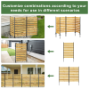 Goodyo 72.8"H x 38.5"W(1 Panel) Cedar Wood Privacy Screen, Outdoor Privacy Walls, Privacy Wood Fence for Pool Equipment Enclosure