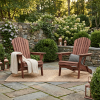 Wooden Outdoor Folding Adirondack Chair Set of 2 Wood Lounge Patio Chair for Garden,Garden, Lawn, Backyard, Deck, Pool Side, Fire Pit,Half Assembled,