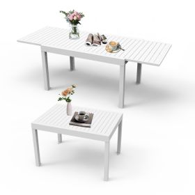 Aluminum Patio Extendable Dining Table 35"- 71"