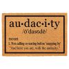 Heavy Duty Natural Coir Welcome Doormat for Front Porch Entryway, Non-Slip Durable Outdoor Mat with Funny Housewarming Gift Design