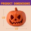 Light Up Plastic Pumpkins Outdoor Halloween Decorations Jack O Lantern Decor