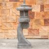 Tall Magnesium Oxide Outdoor Statue, Garden Landscape Decor