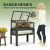 Mini greenhouse, elevated garden bed, elevated flowerpot box, planting box