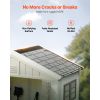 Outdoor Storage Shed, 4x8 Ft, Heavy-Duty Resin Tool Shed, with Reinforced Floor, Skylight, Lockable Door, Weather Resistant