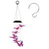 Fresh Fab Finds 2Pack Solar Butterfly Wind Chimes 7 Color Changing Wind Chimes for Outside IPX4 Waterproof Outdoor Garden Yard Decor