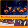 6 Pack Pumpkin Halloween Decorations Plastic Yard Signs with Stakes,Halloween Decorations Outdoor