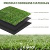 4FT*40FT Artificial Turf, Mat with Drainage Holes. Thick Fake Grass with Rubber Backing, Ideal for Indoor/Outdoor Pet Areas, Garden, Lawn