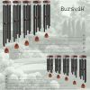 Large Aluminium Wind Chimes 37" to Create a Zen Atmosphere Suitable for Outdoor, Garden