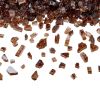 Fire Glass, 10 LBS / 4.5 KG High-Temperature Resistant Fireplace Rocks, 1/4-Inch / 6.35 mm Reflective & Smokeless Firepit Glass Rock