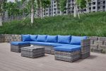 Patio Sofa with Cushions