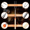 Marshmallow Roasting Sticks - Smores Stick for Fire Pit - Hot Dog Campfire Skewers Marshmallow Camping 32 Inch Long Extendable Forks - 5 Pack